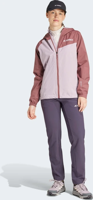 adidas Terrex Multi 2L Rain.RDY Funktionsjacke preloved fig/burgundy (Damen)