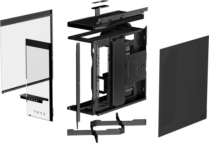 TRYX Luca L70 Black, Glasfenster