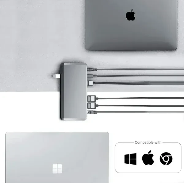 Alogic MX2 USB-C Dual Display DP Alt. Mode Docking Station - With 100W Power Delivery, USB-C 3.1 [Buchse]