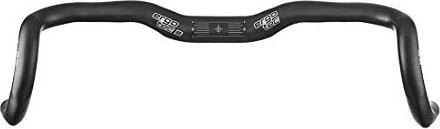 Ergotec Randonneur ER 31.8mm/20mm/0° up/16° back Rennrad Lenker 125mm/75mm 553mm schwarz