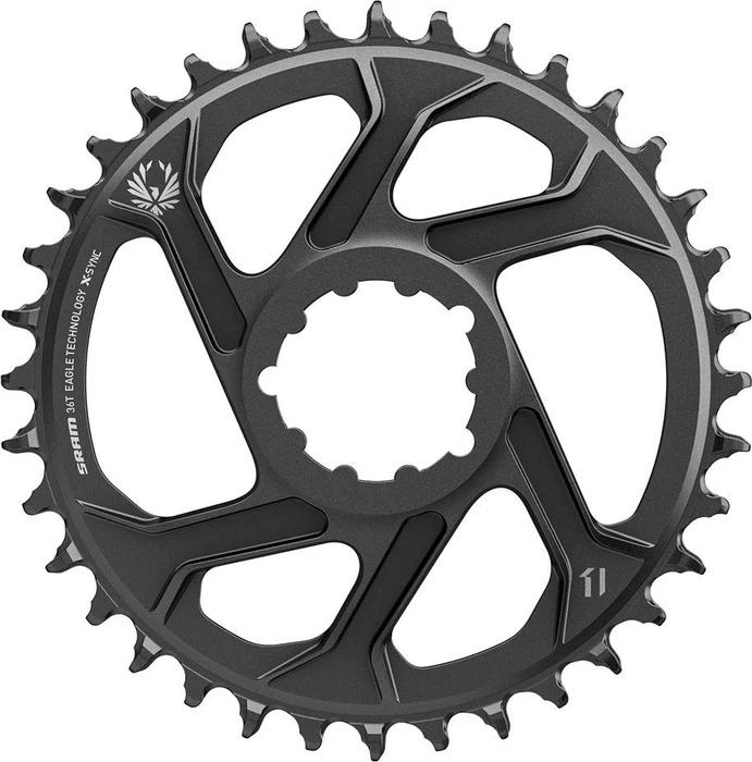 SRAM Eagle X-Sync 2 Direct Mount 3mm Offset Boost 36 Zähne Kettenblatt schwarz