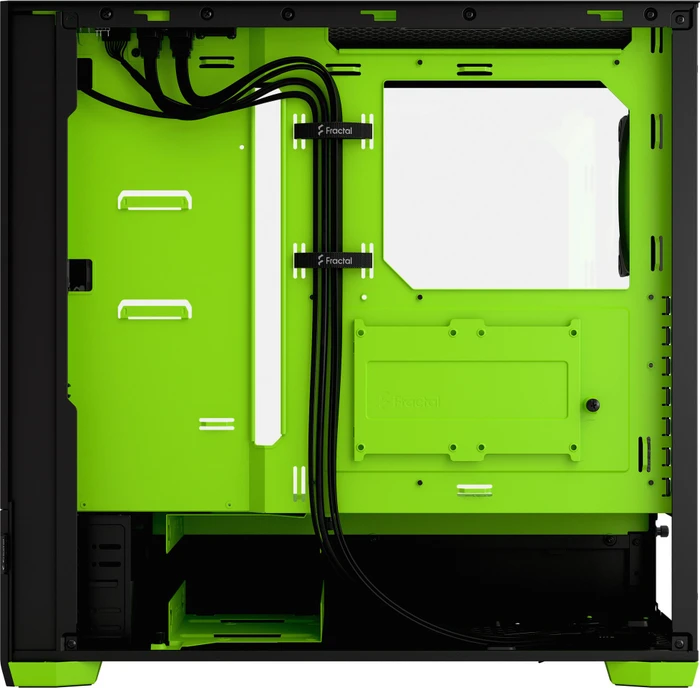 Fractal Design Pop Air RGB Green Core TG Clear Tint, Glasfenster