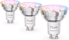 Philips Hue Essential White and Color Ambiance 345 GU10 4.7W, 3 Stück