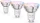 Philips Hue Essential White and Color Ambiance 345 GU10 4.7W, 3 Stück (929004235704)