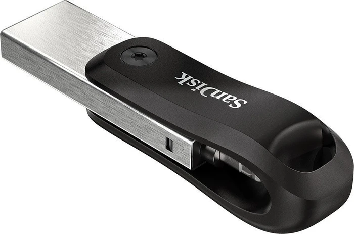 SanDisk iXpand Go 128GB, USB-A + Apple Lightning, USB 3.2 Gen 1×1, USB 2.0