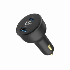Gembird Dual-Port USB-Kfz Ladeadapter 65W schwarz