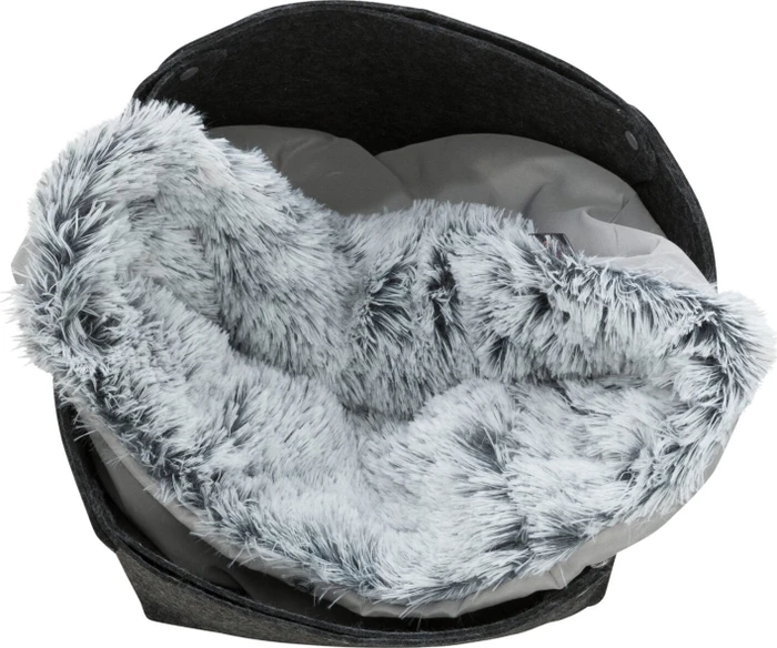 Trixie Bett Harvey, Ø33x27cm, schwarz/weiß