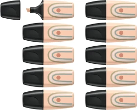 STABILO Boss Mini Naturevibes beige, 10er-Pack