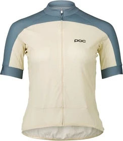 POC Essential Road Logo Trikot kurzarm okenite off white/calcite blue (Damen)