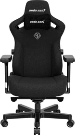 Anda Seat Kaiser 3 Premium XL Gamingstuhl, Carbon Black, Stoff schwarz