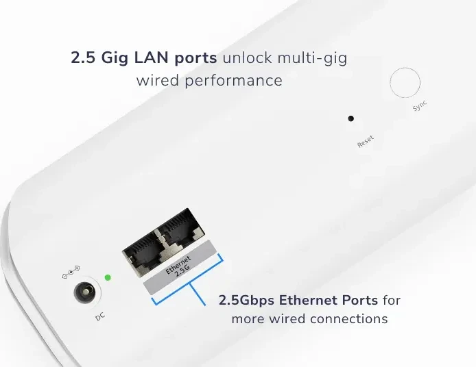 Netgear Orbi Wi-Fi 7, 770 Serie RBE772, Router und Repeater Set, 2er-Bundle