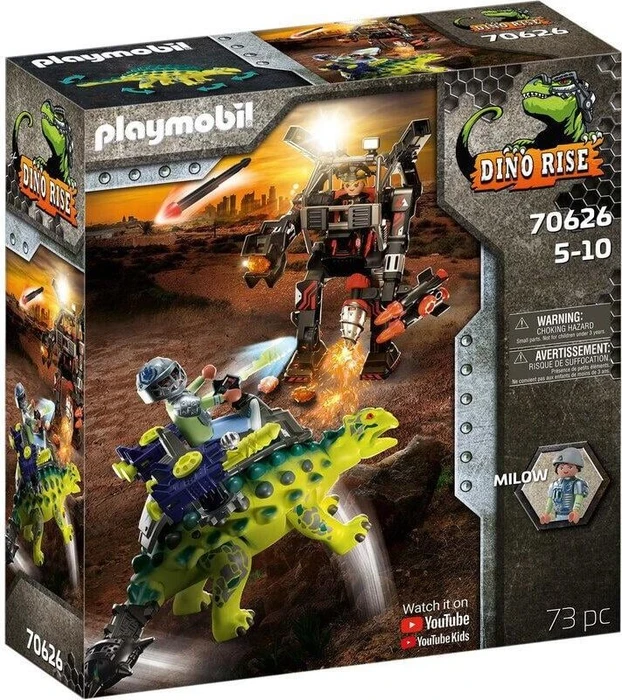 playmobil Dino Rise Saichania: Abwehr des Kampfläufers