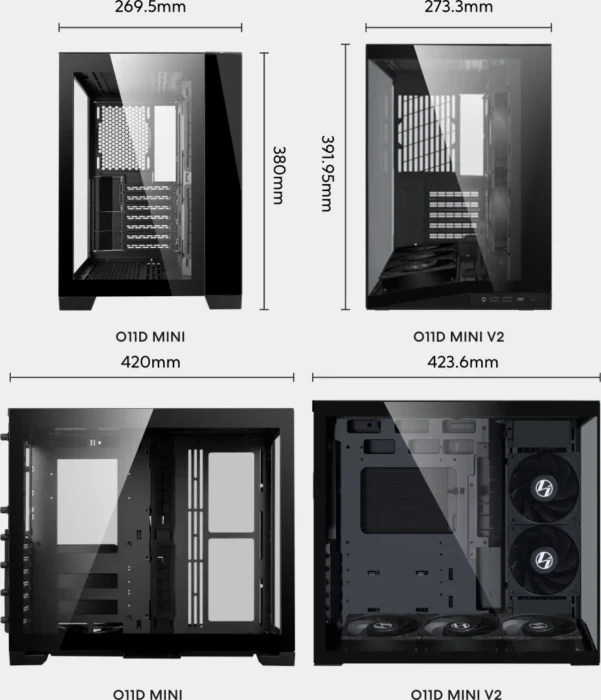 Lian Li O11 Dynamic Mini V2 ab € 88,63 (2026) | Preisvergleich Geizhals ...
