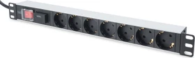 Digitus 19" Steckdosenleiste, 1HE, 7-fach, 250V, 2m