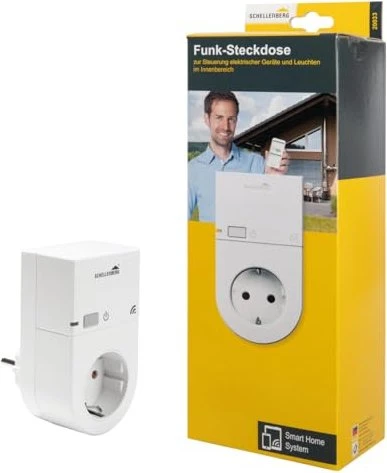 Schellenberg Funksteckdose innen, 2100W, Typ F, Smart-Steckdose