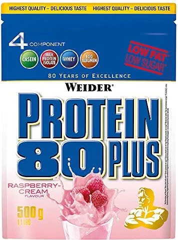 Weider Protein 80 Plus Himbeer Sahne 500g