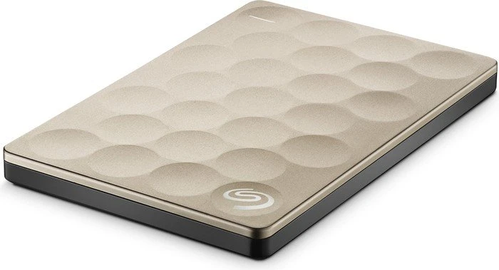 Seagate Backup Plus Ultra Slim, gold, 1TB, USB 3.0 Micro-B