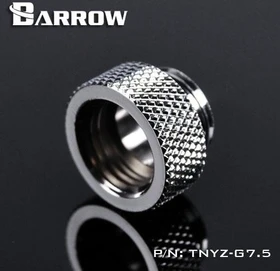 Barrow Verlängerung G1/4" auf G1/4", 7.5mm, silber