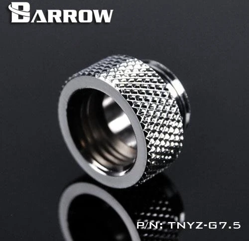 Barrow Verlängerung G1/4" auf G1/4", 7.5mm, silber