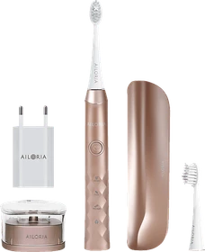 Ailoria Shine Bright rosegold + 2 Aufsteckbürsten + Etui