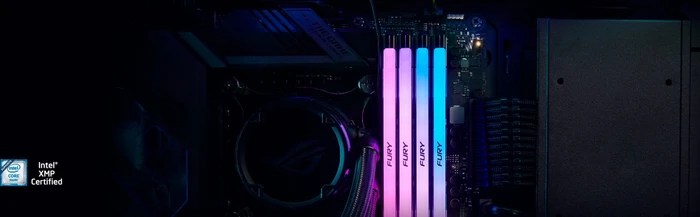 Kingston FURY Renegade RGB schwarz/silber UDIMM 48GB Kit, DDR5-8000, CL38-48-48, 1RX8