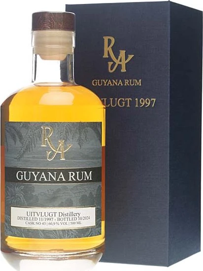 Rum Artesanal Guyana 1997 Uitvlugt Distillery 500ml