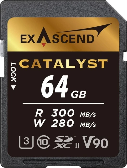 Exascend Catalyst R300/W280 64GB, UHS-II U3, Class 10