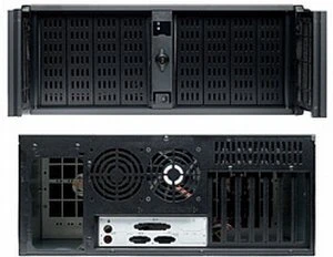 Fantec TCG-4880X07-1, schwarz, 4HE