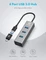 Graugear G-HUB4-AC, USB-Hub, 4x USB-A 3.0, USB-A/USB-C 3.0 [Stecker] Vorschaubild