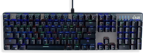 MediaRange Gaming Series GS101 Mechanical Gaming Keyboard, schwarz/silber, USB, UK (MRGS101-UK)