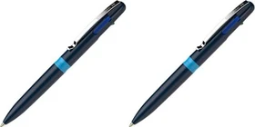 Schneider 4 Farben Multiminenstift Kugelschreiber mehrfarbig, weiß/tiefblau