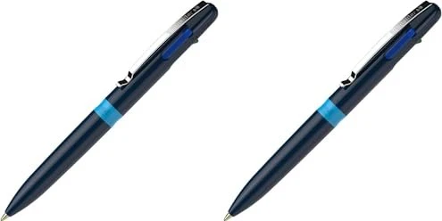 Schneider 4 Farben Multiminenstift Kugelschreiber mehrfarbig, weiß/tiefblau