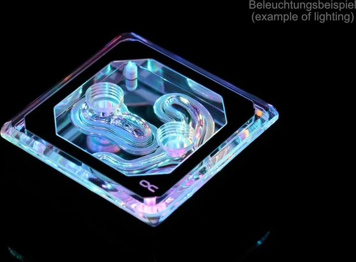Alphacool Eisblock XPX Aurora Edge, Digital RGB, Acryl Chrome