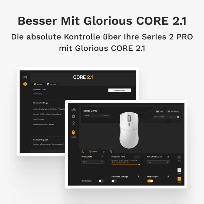 Glorious Series 2 Pro Wireless, schwarz, USB