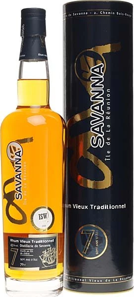 Savanna Distillerie Rhum Vieux Traditionnel 7 Years Old 700ml