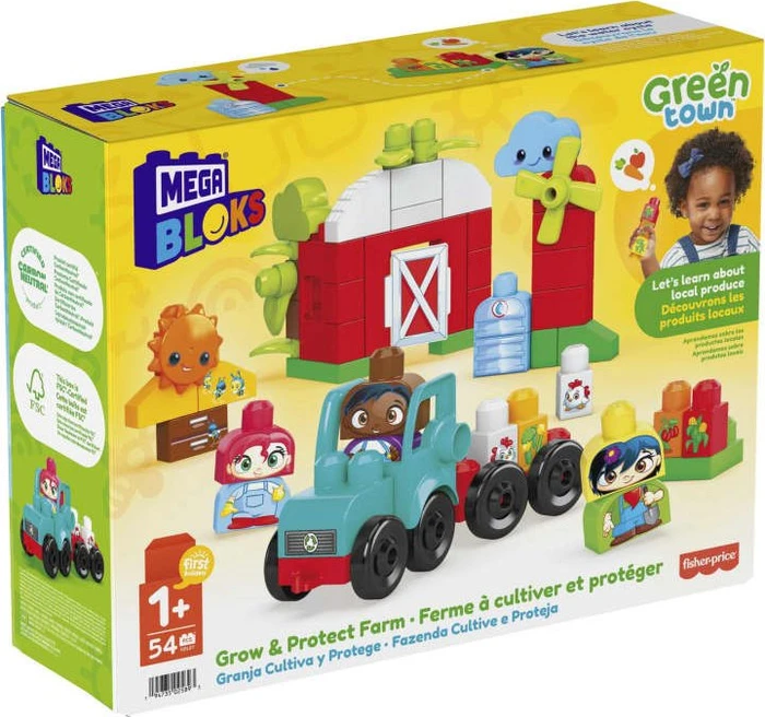 Mattel Mega Bloks Green Town Grow & Protect Farm