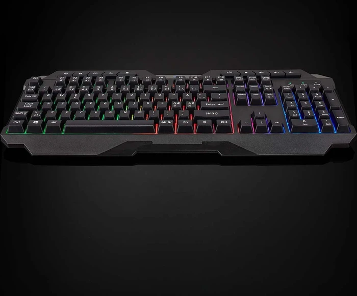 Nedis Gaming Tastatur, LEDs RGB, schwarz, USB, ND