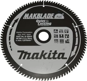 Makita Makblade Plus Kreissägeblatt 100Z, 260x2.3x30mm, 1 Stück