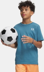 Under Armour Sportstyle Funktionsshirt kurzarm boundless blue/white (Junior)