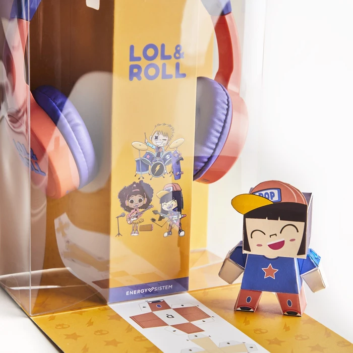 Energy Sistem Lol&Roll Pop Kids Headphones Orange