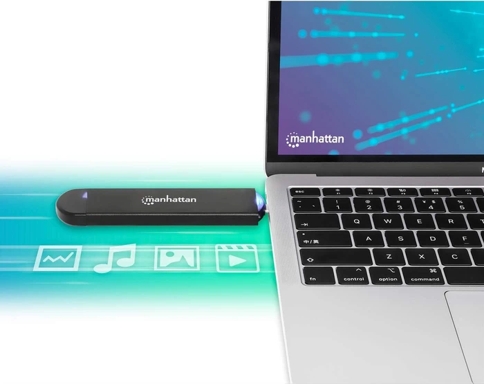 Manhattan M.2 NVMe SSD Enclosure, USB-C 3.1/USB-A 3.1