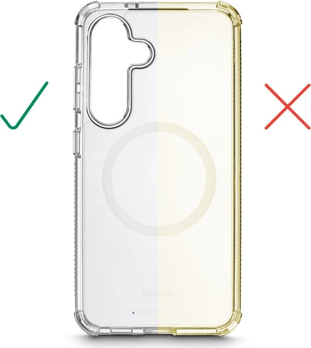 Hama Handyhülle Extreme Protect magnetisch für Samsung Galaxy S25+ transparent