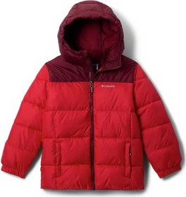 Columbia Puffect II Hood Jacke mountain red/rich wine (Junior)