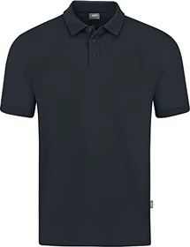 Jako Polo Doubletex Poloshirt kurzarm anthrazit