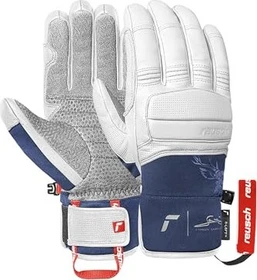 Reusch Cyprien Sarrazin Skihandschuhe white/dress blue