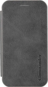 Peter Jäckel Commander Book Case Curve Deluxe für Samsung Galaxy A55 5G Elegant Royal Dark Gray