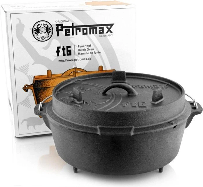 Petromax ft6 Feuertopf mit Füßen 5.5l