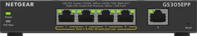 Netgear SOHO GS300 Desktop Gigabit Smart Switch, 5x RJ-45, 120W PoE+ (GS305EPP-100)