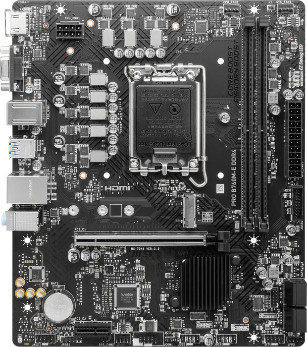 MSI PRO B760M-E DDR4 (Intel 1700)