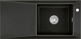 systemceram Siro 100 Einbau Becken rechts nero